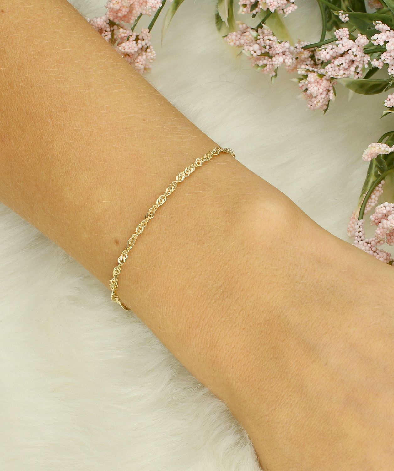 Bransoletka złota singapur próba 375, BR 3398 375 1,5mm Złota bransoletka wykonana z 9 karatowego żółtego złota. Bransoletka to idealny pomysł na prezent..jpg